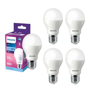 Kit 5 Lâmpadas LED Bulbo E27 13W 1311lm 6500k A65 Philips