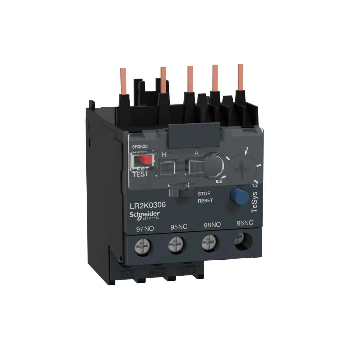 Encontraproduto.com.br - Relé Bimetálico Mini 0,80-1,2A Lr2-K0306 Schneider