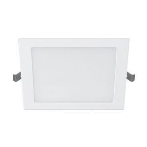 Luminária De Embutir Led Quadrada 18W Bivolt 1300 Lúmens Dl052 22.5Cm Slim Pila
