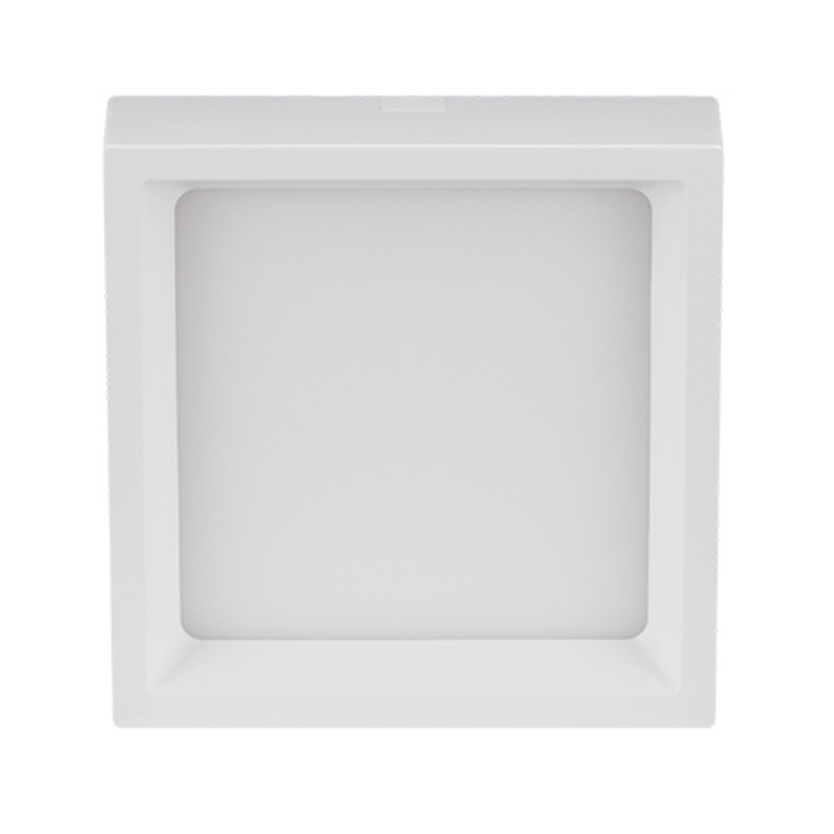 Painel LED De Sobrepor Quadrada Recuada Bivolt 12W 900 Lúmens Branco Deep Stella