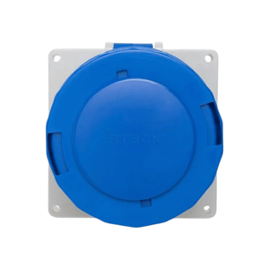 Tomada de Embutir Negativa 3 Pólos+T 63A-220/240V Azul Sn-4549 Steck
