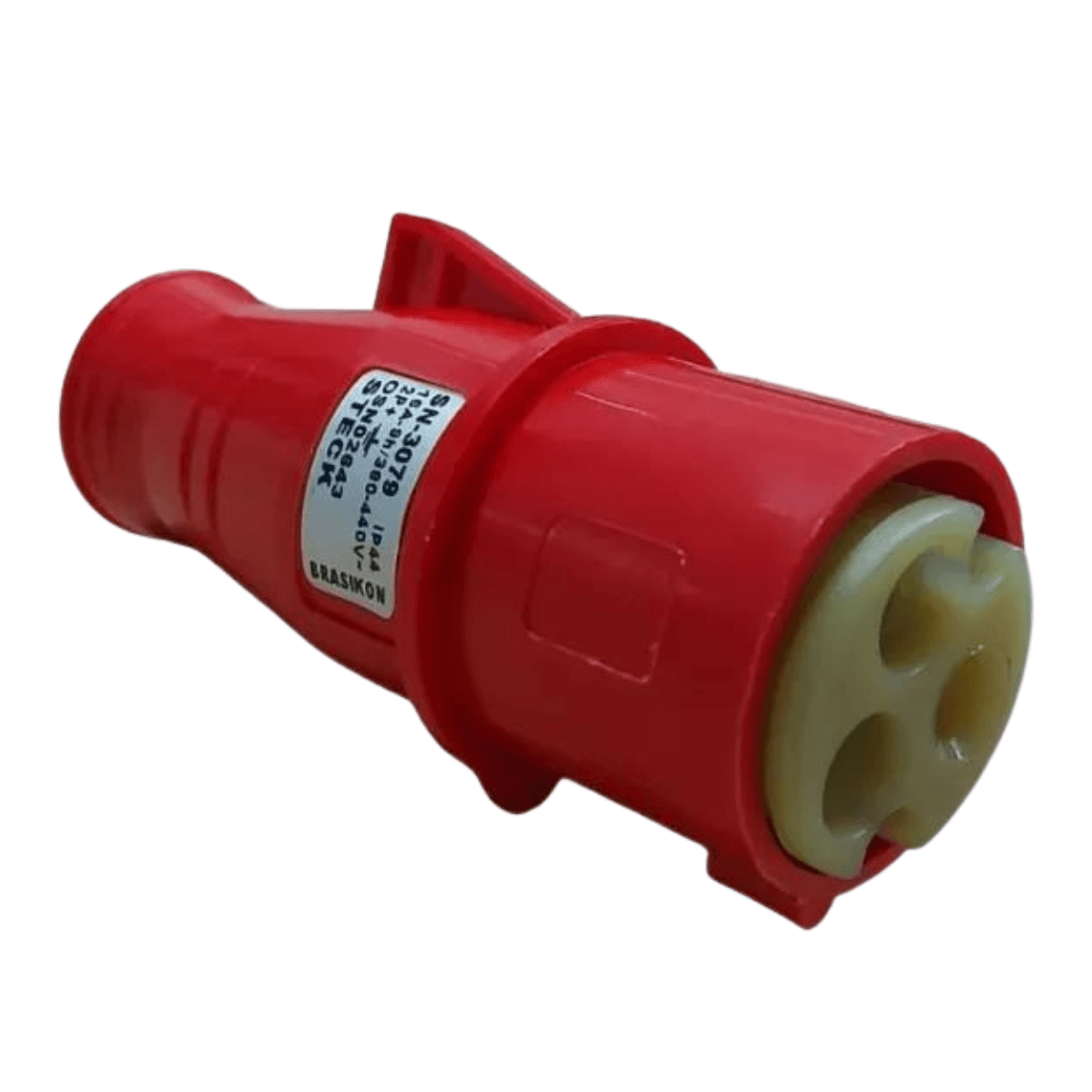 nyalon Plug-Negativo-2P-T-16A-380-440V-9H-Vermelho-Sn-3079-Steck| ANDRA