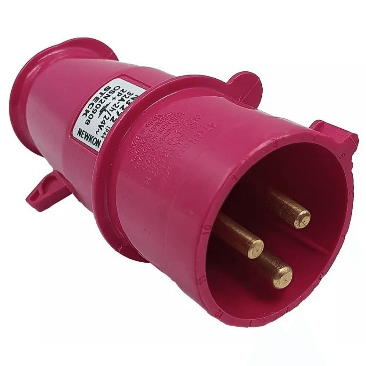 Plug-Negativo-2P-T-32A--24V-2H-Li-Sn-3272-Steck| ANDRA