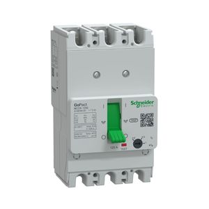 Disjuntor 3 Pólos Go Pact 125A 25Ka/220V-15Ka/380V G12E3A125 Schneider