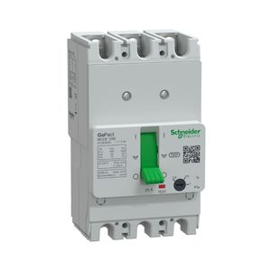 Disjuntor 3 Pólos Go Pact 25A 25Ka/220V-15Ka/380V G12E3A25 Schneider