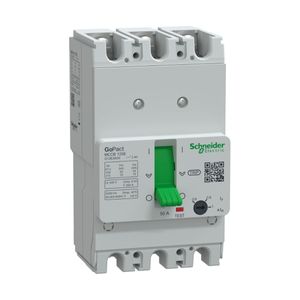 Disjuntor 3 Pólos Go Pact 50A 25Ka/220V-15Ka/380V G12E3A50 Schneider