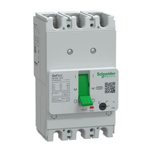 Disjuntor 3 Pólos Go Pact 125A 50Ka/220V-30Ka/380V G12F3A125 Schneider