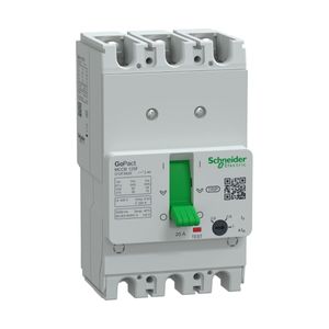 Disjuntor 3 Pólos Go Pact 20A 50Ka/220V-30Ka/380V G12F3A20 Schneider