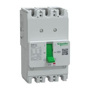 Disjuntor 3 Pólos Go Pact 25A 50Ka/220V-30Ka/380V Fixo G12F3F25 Schneider
