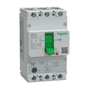Disjuntor 3 Pólos Go Pact 100A 36Ka/220V-25Ka/380V G20B3A100 Schneider