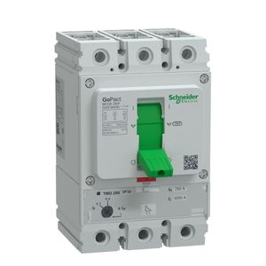 Disjuntor 3 Pólos Go Pact 250A 50Ka/220V- 36Ka/380V G25F3A250 Schneider
