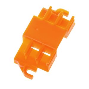 Suporte Conector Emenda Laranja Para Linha 243 6 Pólos 243-113 Wago