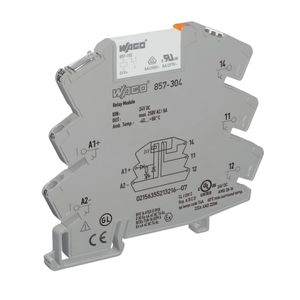 Rele Interface Slim 24Vcc 6A 1Naf+Base 857-304 Wago