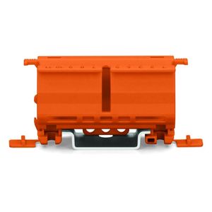 Suporte Para Conector Emenda 222 Laranja Wago