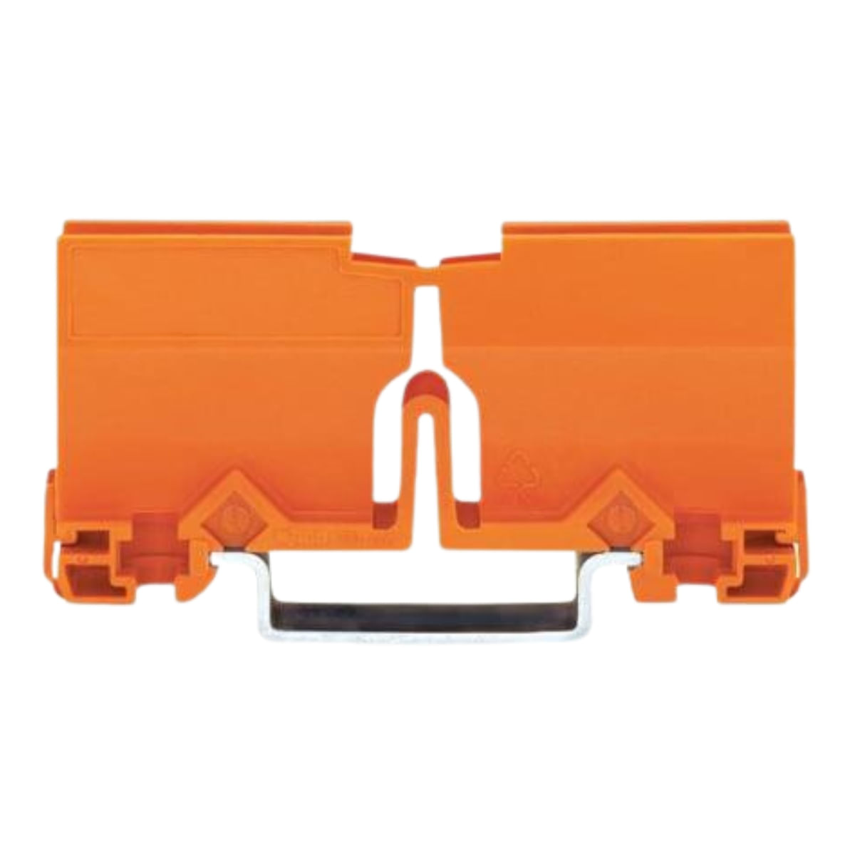 Suporte Para Conector Emenda 773 Laranja Wago