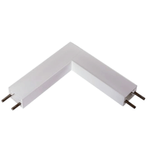 Junção de Perfil De Sobrepor Teto/Teto 100X100mm Branco 30021 Garbo Usina Design