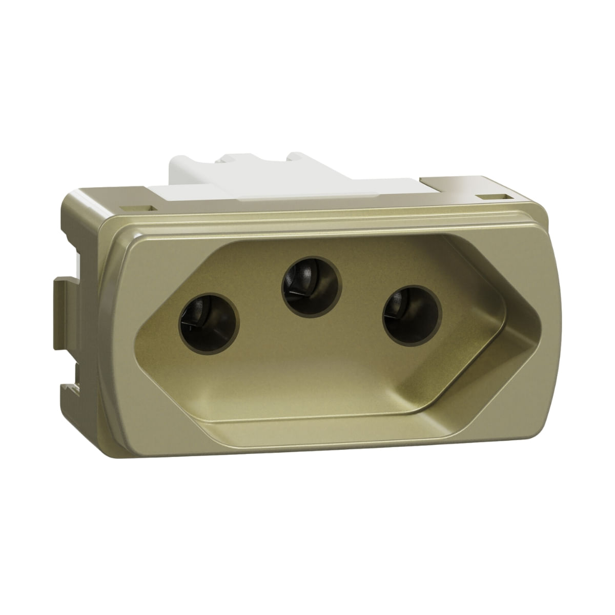 Módulo Tomada 2P+T 20A-250V Pb Dourado S3B70353 1Md Miluz