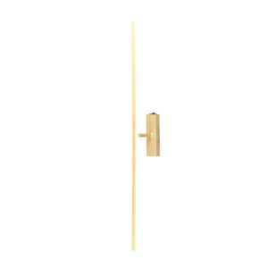Arandela Led 4W 3000K Luz Amarela Bivolt Dourada 63Cm Ay178104 Iris Ayla