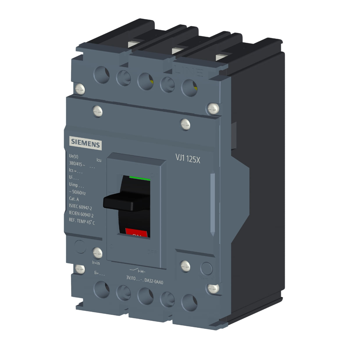 Disjuntor Cx Mold. Tripolar 20a 18ka 380v 3vj1002-1da32-0aa0