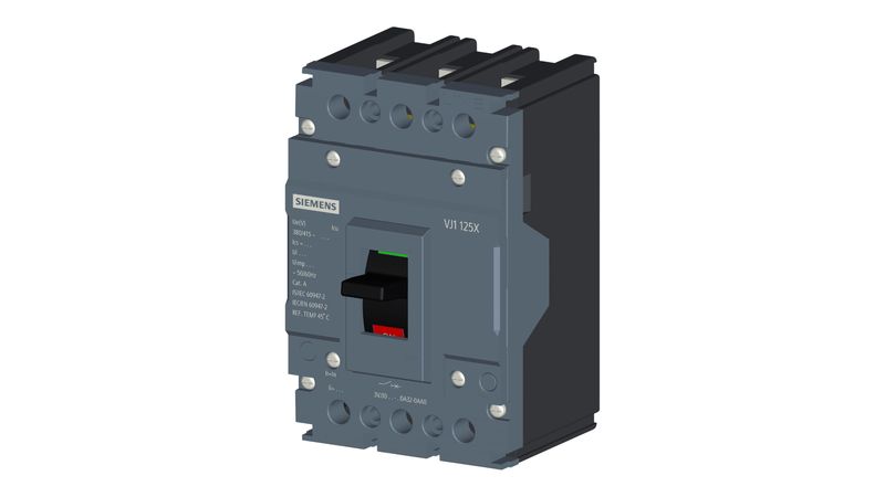 Disjuntor Caixa Moldada Tripolar 63A 25Ka 380V 3VJ10063DA320AA0