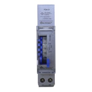 Timer Eletrônico Diário Pdm-03 Máximo 110/220V 50/60Hz Altronic