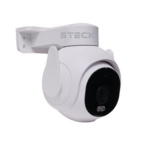 Câmera de Segurança Smart Wi-fi Externa 360° Com Visão Noturna SCAM4Bs1 Steck