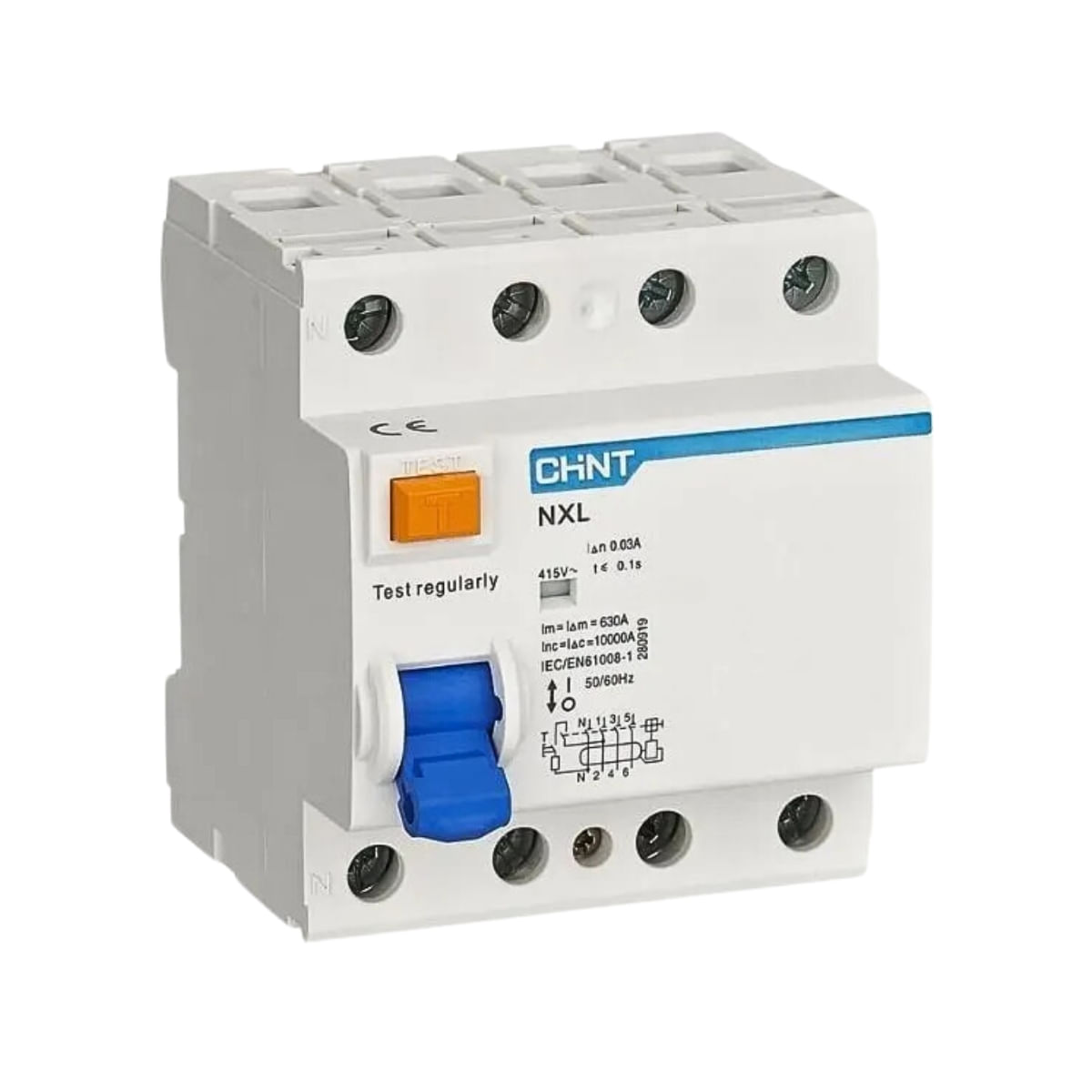 Interruptor Dr Fuga 4P 30Ma 63A Nxl-6363A CHINT| ANDRA