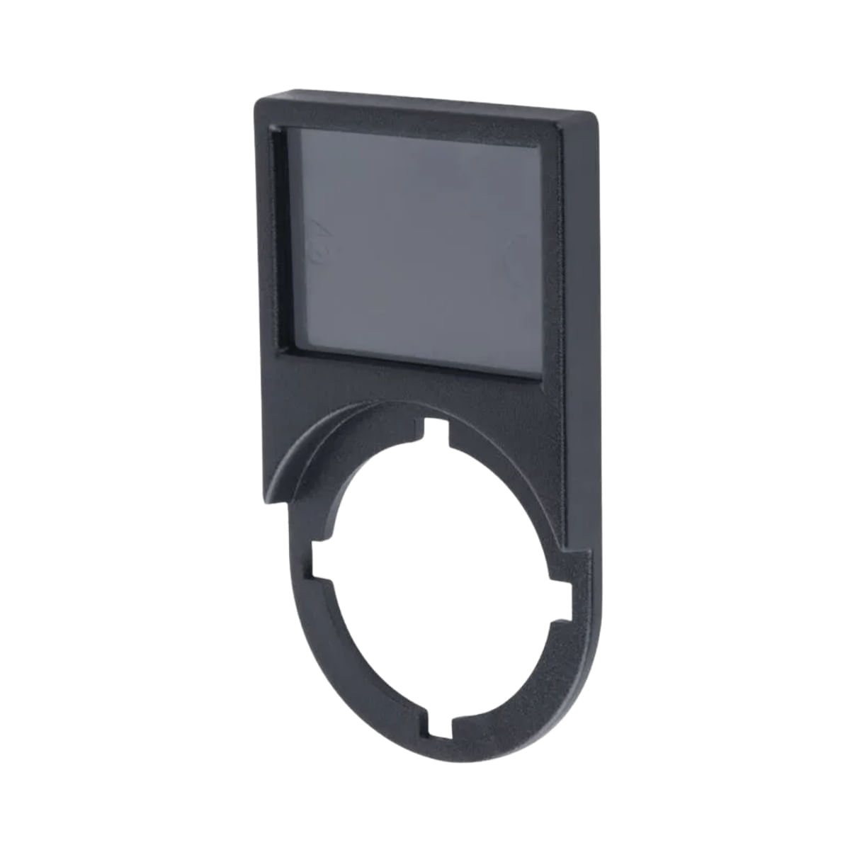 Identificador Plástico Para Botão Comutador Redondo 22Mm Preto 3Sb7900Hb Siemens