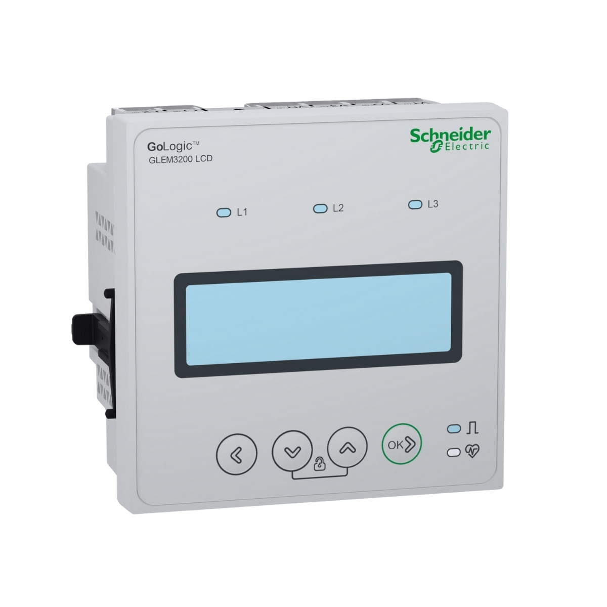 Encontraproduto.com.br - Gologic Em3265 - Medidor Para Montagem Em Painel, Classe 0.5, Lcd, Rs485, Schneider Electric, Metseglem3265