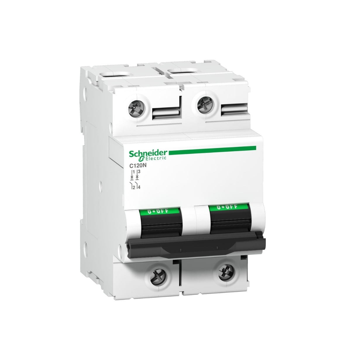 Disjuntor 2P 63A C 20Ka 230V Acti9 Ic60N A9F74263-Br Schneider| ANDRA