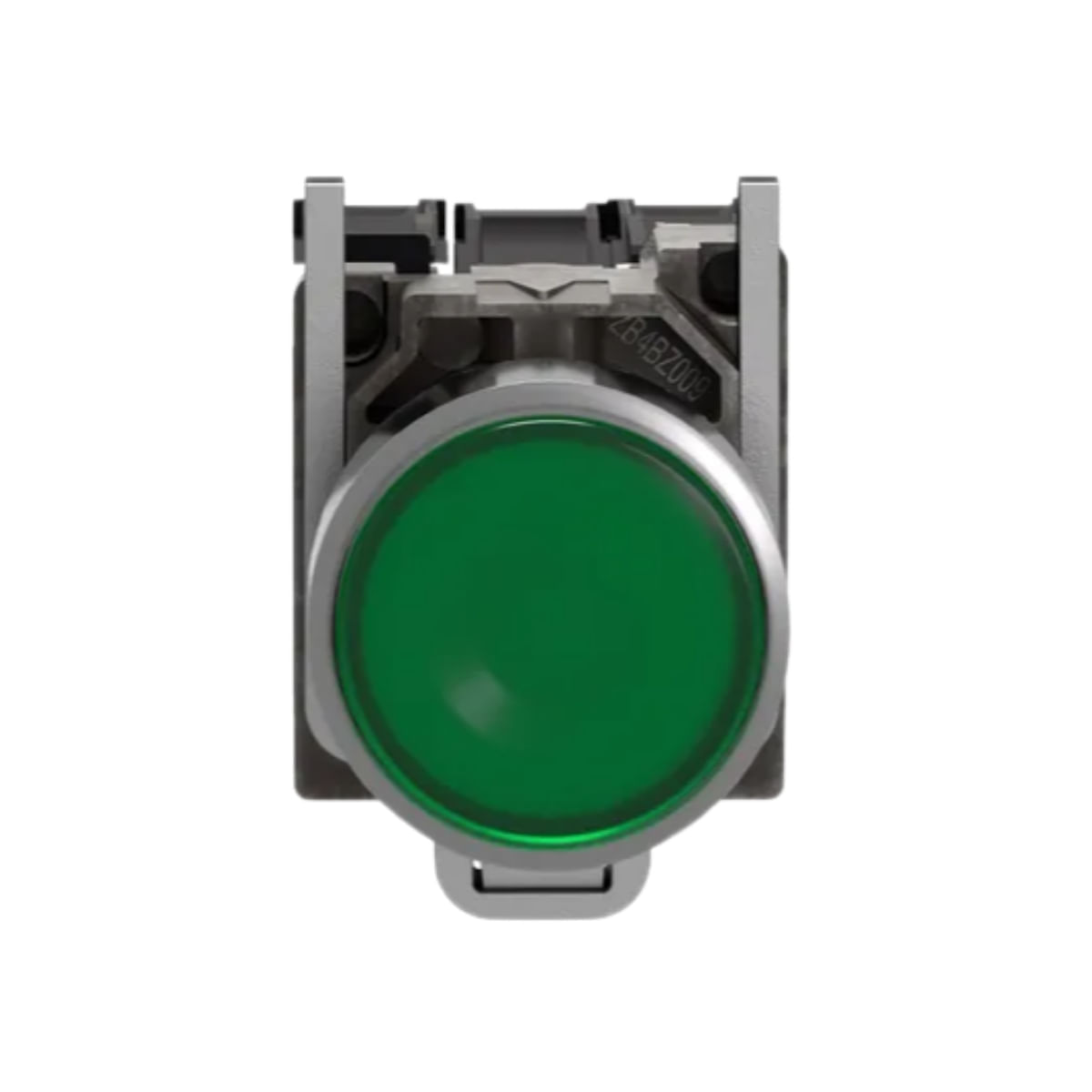 Botão 22Mm Metálico Xb4Bw33G5 Luminoso Led Verde 120V 1Na+1Nf - (D) Schneider