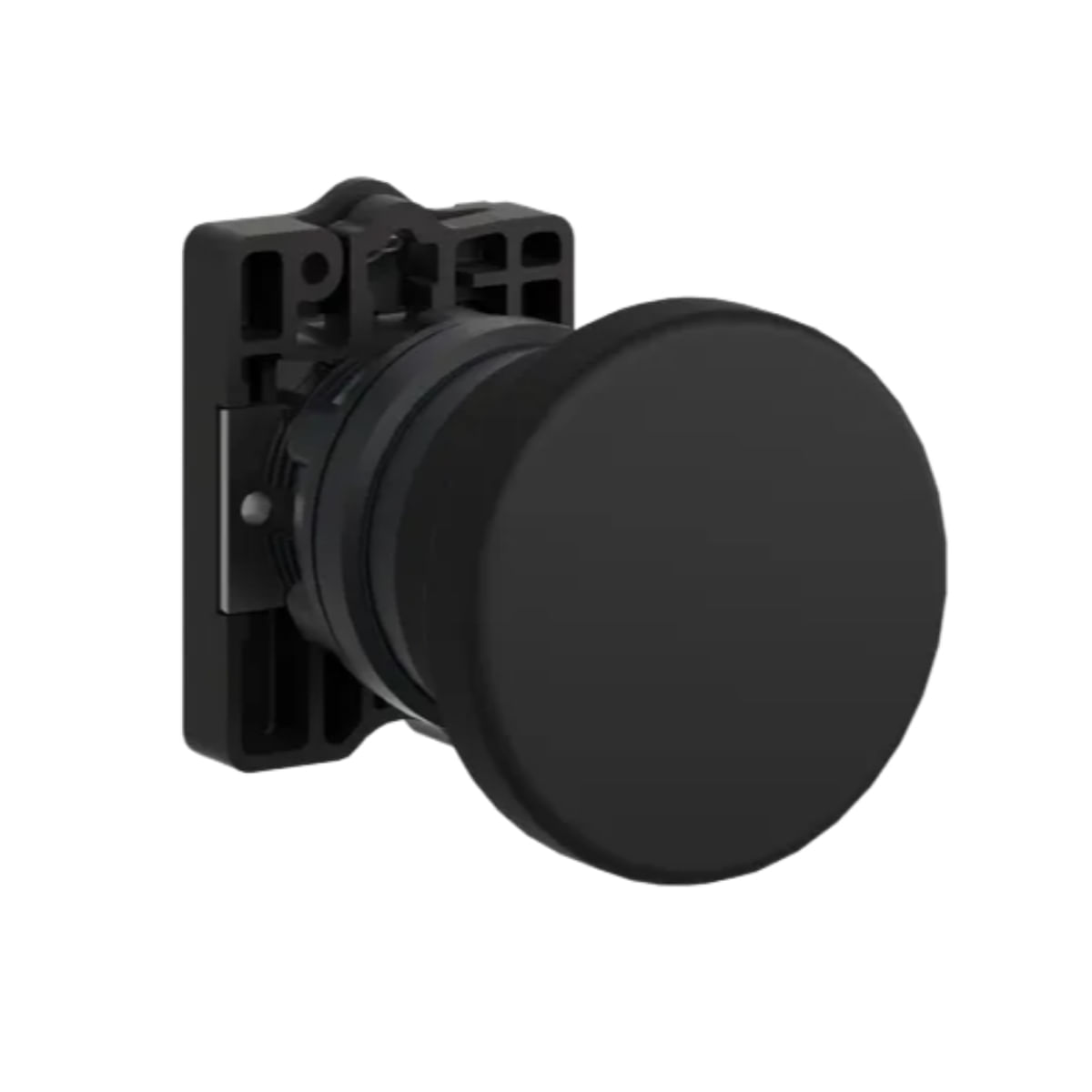 Botão 22Mm 1Na Preto Soco Impulso D40Mm Plástico Xa2Ec21 Schneider