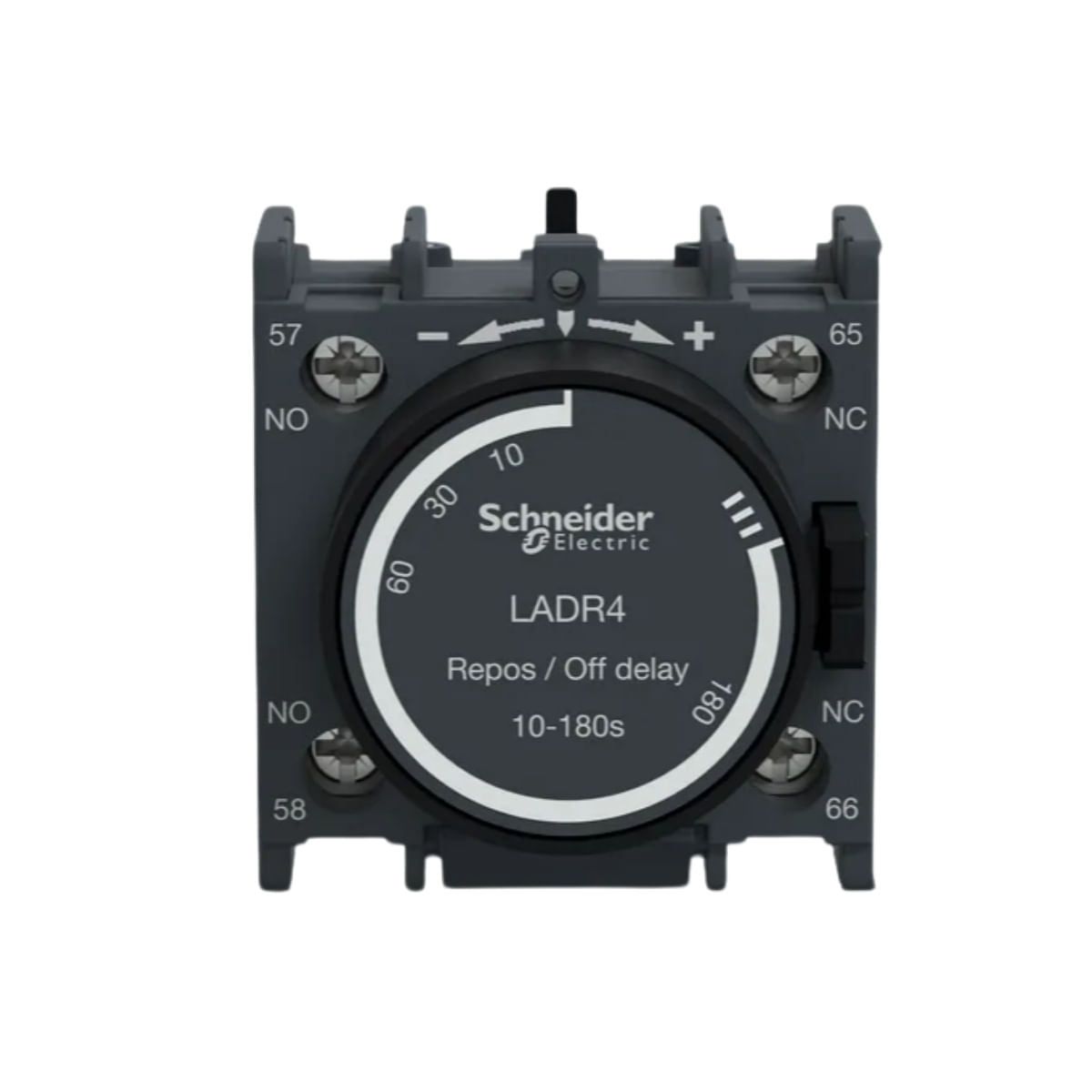 Bloco Temporizador 10/180 Segundos Instantâneo Ladr4 Schneider| ANDRA
