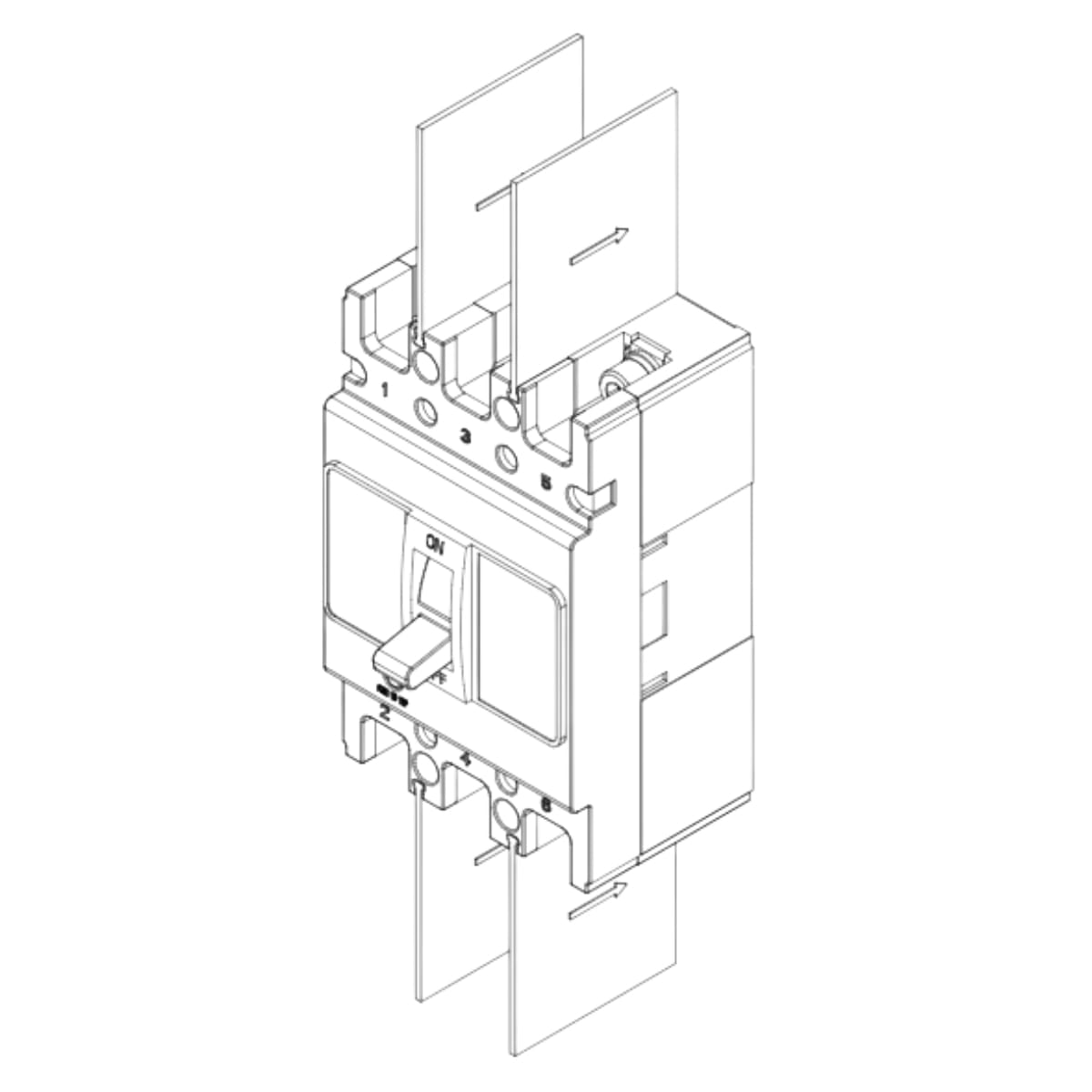 Disjuntor 3P 630A 35Ka 380V Dwp630L6303 14256846 Weg | ANDRA