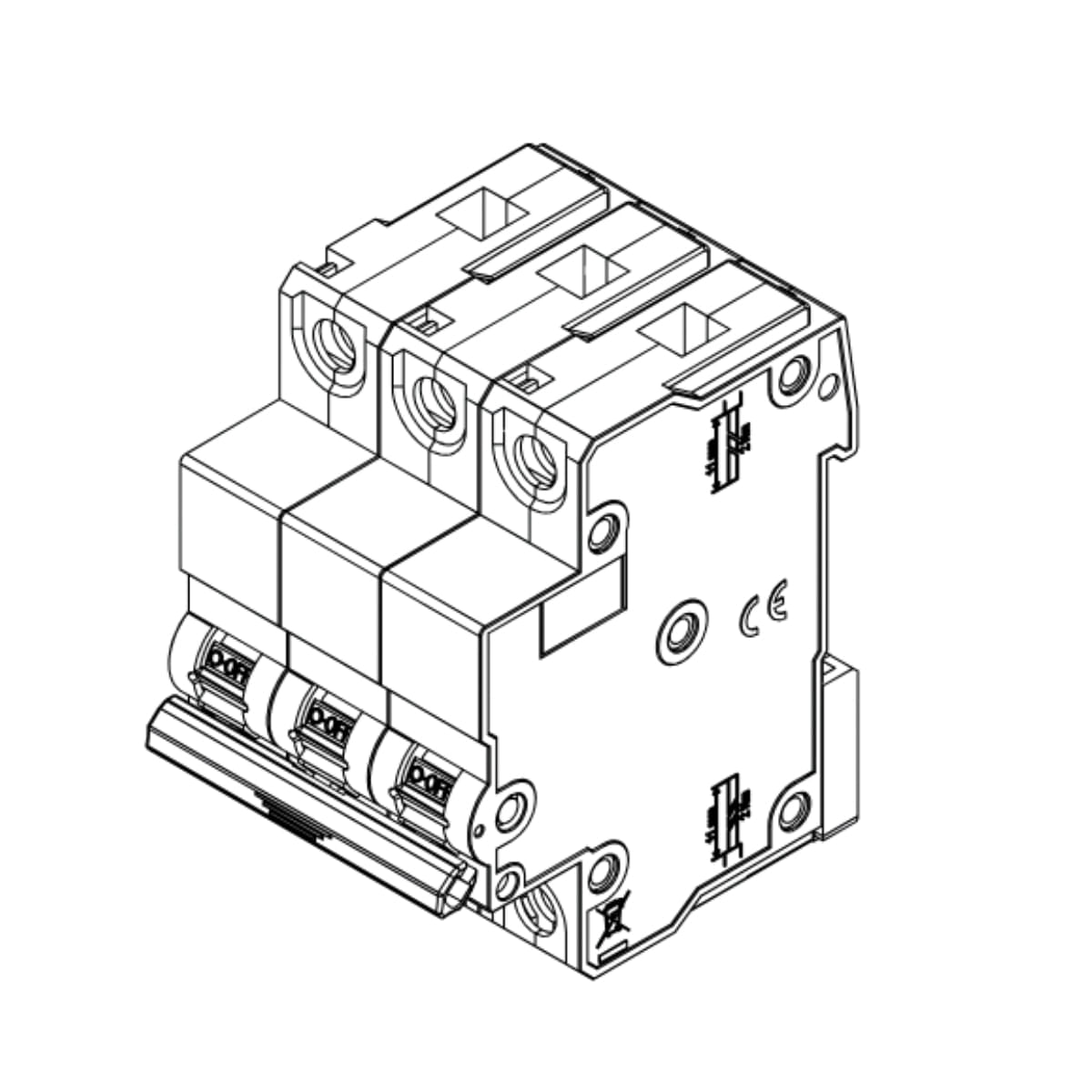 Disjuntor 3P 63A C 3Ka 230V MdwpC633 15265767 Weg | ANDRA
