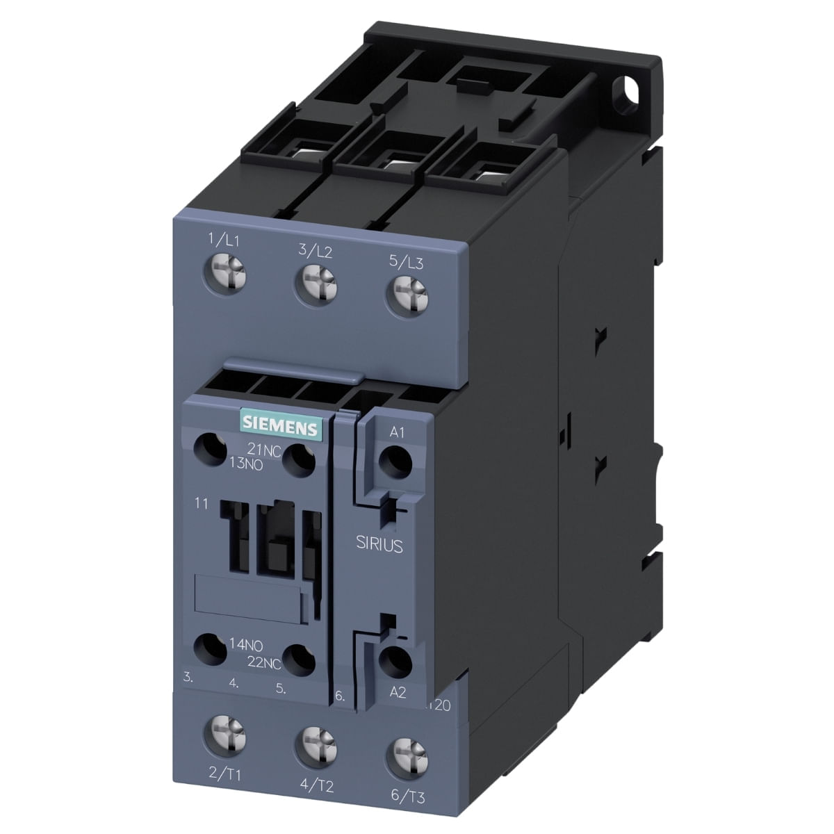 CONTATOR TRIPOLAR 3RT2035 40A 220VCA 1NA+1NF 3RT20351AN20 - SIEMENS