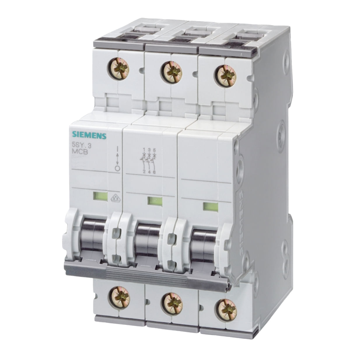 Disjuntor De Caixa Moldada Tripolar 6A C 15Ka 400V 5Sy7 306-7
