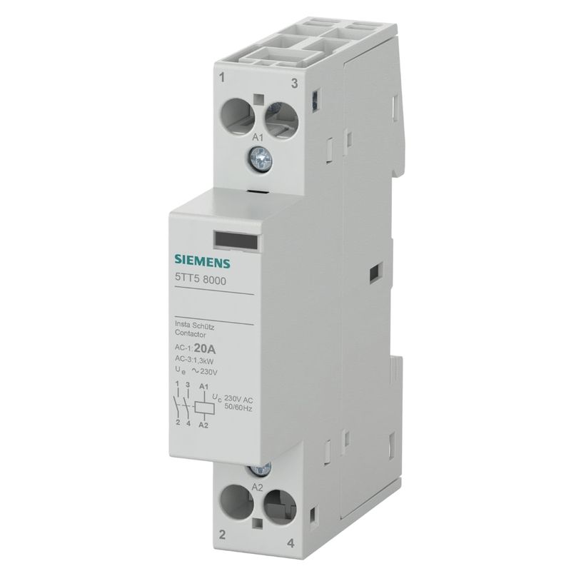 Contator Modular 20A 230V 2Na 5Tt5 800-0 Siemens | ANDRA