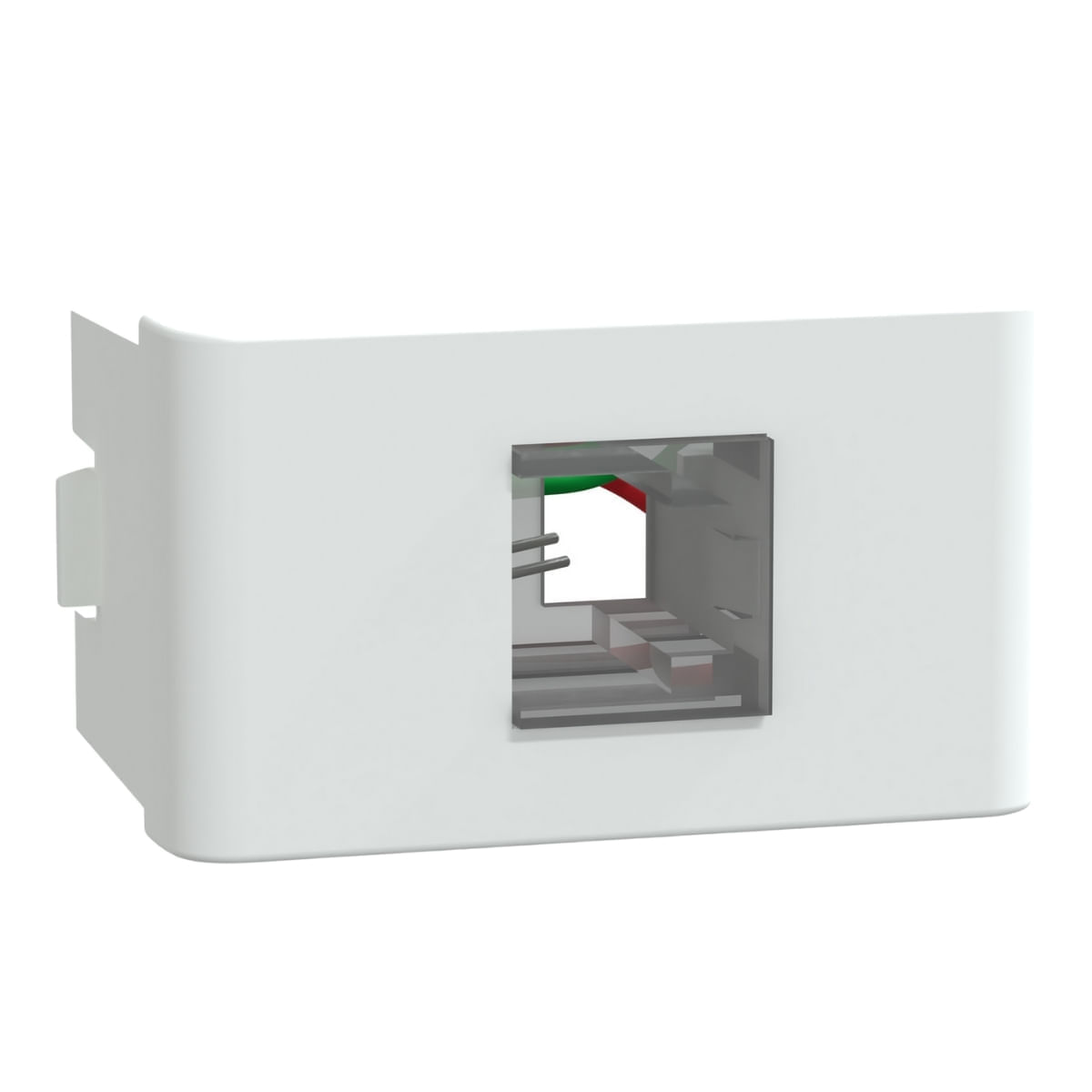 Módulo Tomada Telefone Rj11 2 Fios S402207 Branco Fosco Lunare Up Schneider