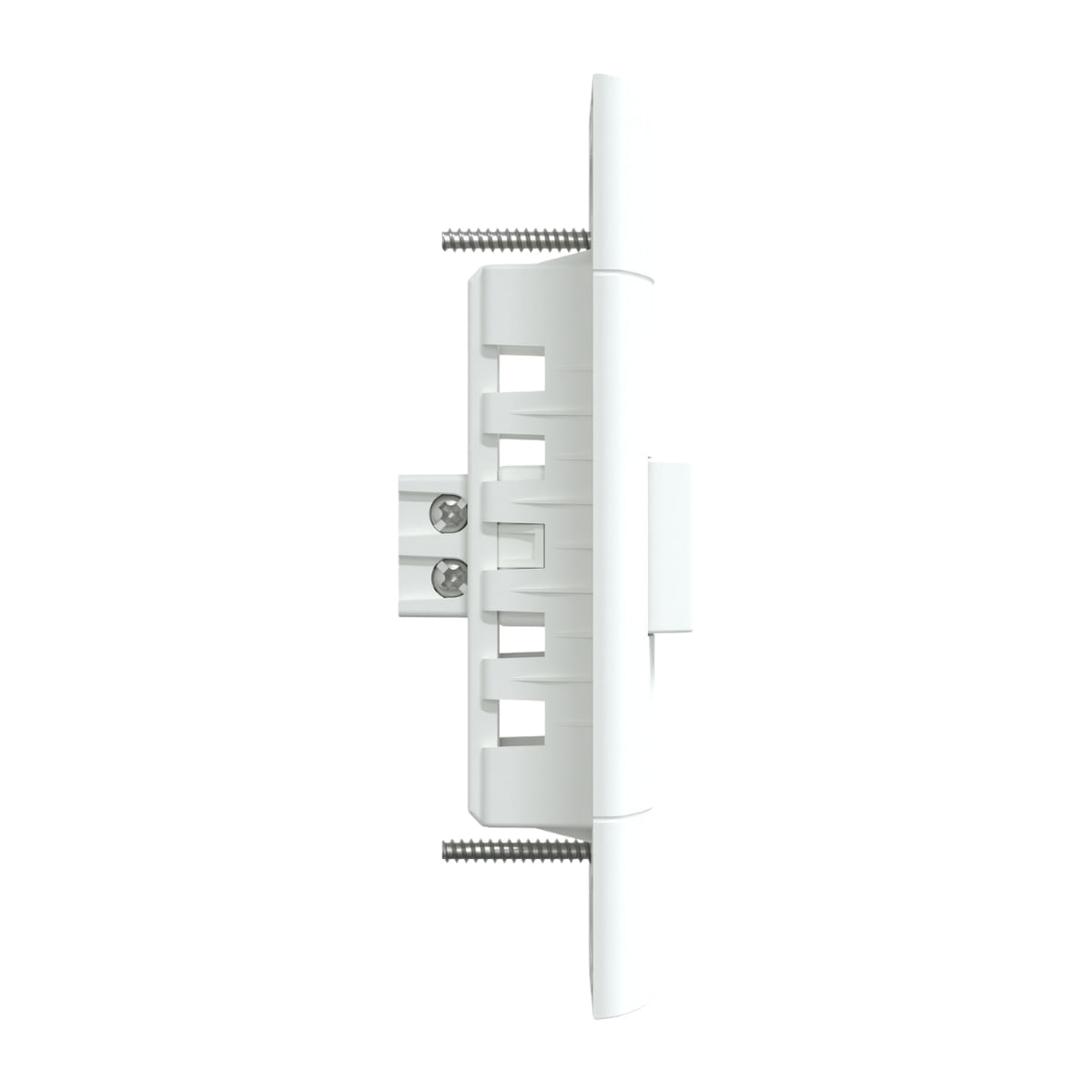 Conjunto Montado Interruptor Simples S411007 Branco Fosco Lunare Up Schneider