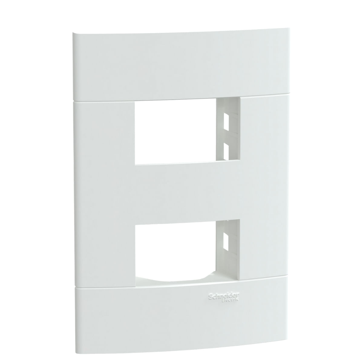 Placa 4X2 Para 2 Módulo Separados + Suporte S421227 Branco Fosco Lunare Up Schneider