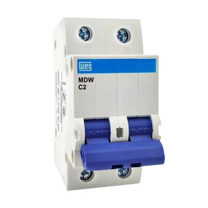 Disjuntor 2P 2A Curva C 3KA 230V MDW-C2-2 10076383 Weg