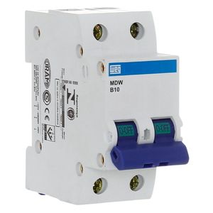 Disjuntor 2P 10A Curva B 3KA 230V MDW-B10-2 10076406 Weg