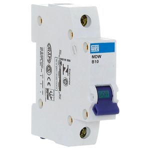 Disjuntor 1P 10A Curva B 3KA 230V MDW-B10-1 10076404 Weg