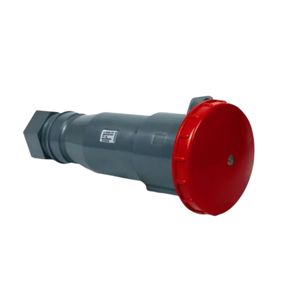 Acoplamento 3P+T 125A-380/440V 6H Vermelho Ip67 Brasikon S-4656 Steck