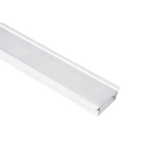 Perfil de Embutir Para Fita de Led 1000MM Branco 30865/1000BT Bob Usina Design