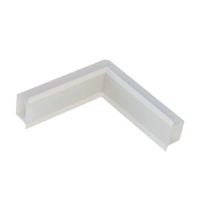 Junção Perfil Embutir Teto Parede 100X100Mm Branco 30032 Garbo Usina Design