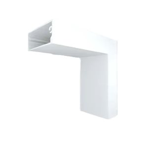 Junção Perfil Sobrepor Teto Parede 100X100Mm Branco 30667BT Route Usina Design