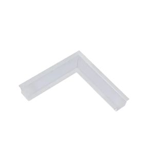 Junção Perfil Embutir Teto/Teto 130X130Mm Branco 30756 Risk (No Frame) Usina Design