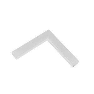 Junção Perfil Sobrepor Teto/Teto 100X100Mm Branco 30761 Wood Usina Design